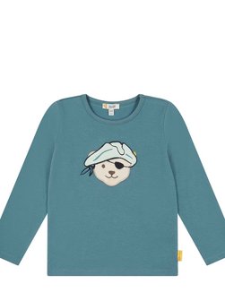 Artikelbild Jungen T-Shirt  - Aligator Island von Steiff in blau uni