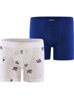 Artikelbild Jungen Trunk  -  Fine Rib von Schiesser in mehrfarbig bedruckt