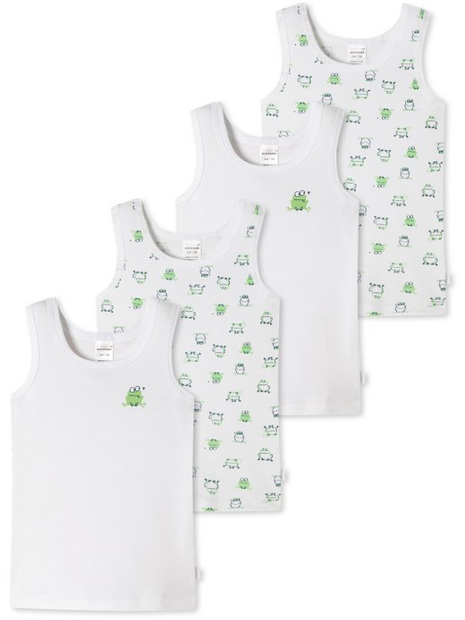 Jungen Unterhemd  -  0/0 - Fine Rib Organic Cotton