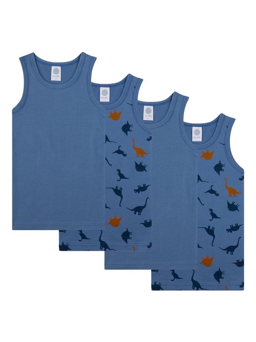 Jungen Unterhemd 4er Pack