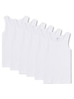 Jungen Unterhemd 6er Pack