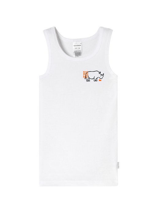 Jungen Unterhemd  -  Fine Rib Multi
