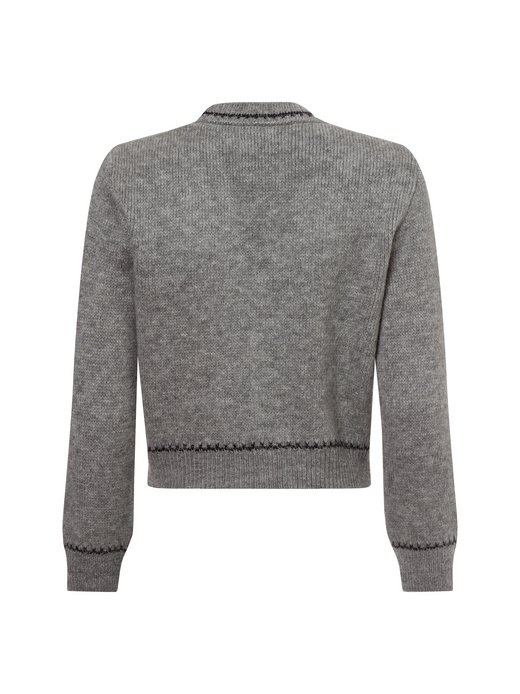 Kardigan damski z zawartością wełny