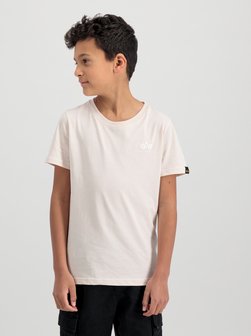 Artikelbild Kinder T-Shirt von Alpha Industries in weiß bedruckt