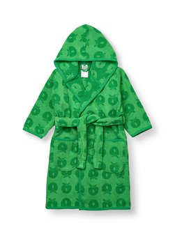 Artikelbild Kinder Unisex Bademantel von Småfolk in grün bedruckt