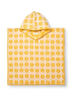 Artikelbild Kinder Unisex Badeponcho von Småfolk in gelb bedruckt