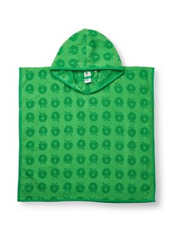 Artikelbild Kinder Unisex Badeponcho von Småfolk in grün bedruckt