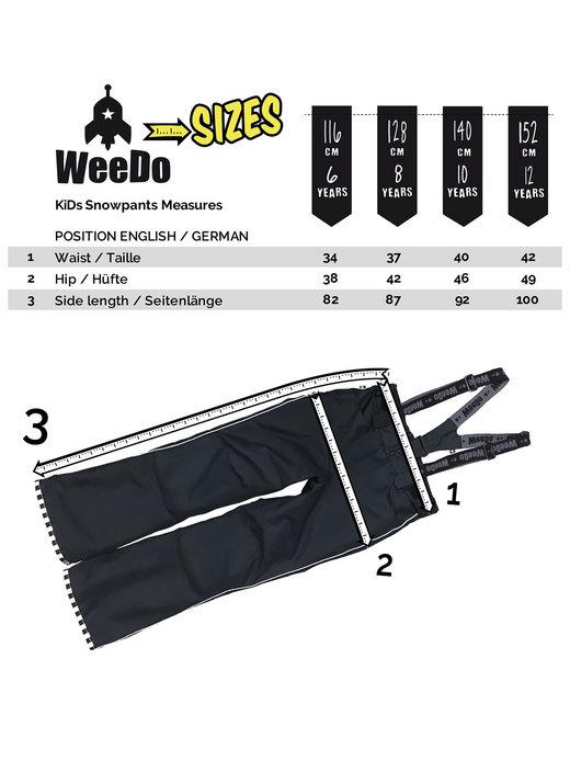 Kinder Unisex Schneehose