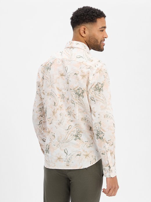 Koszula męska z zawartością lnu - Pai