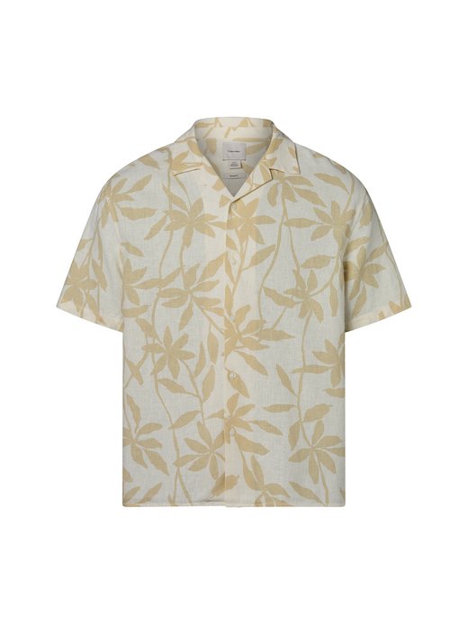 Koszula męska z zawartością lnu