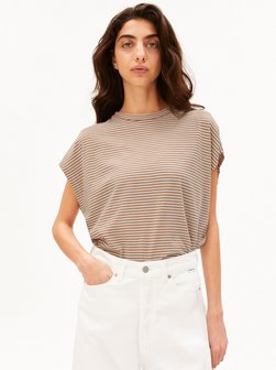 Koszulka damska - Slub Jersey Stripe