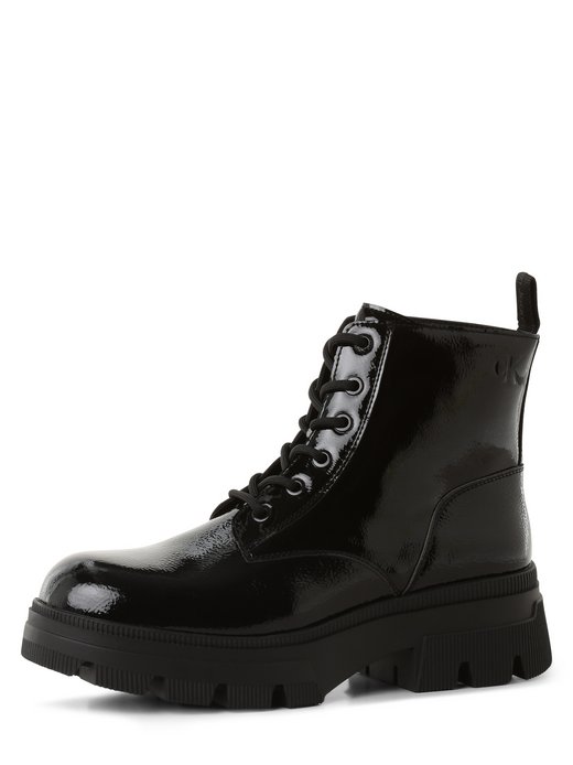 Kozaki damskie z dodatkiem skóry