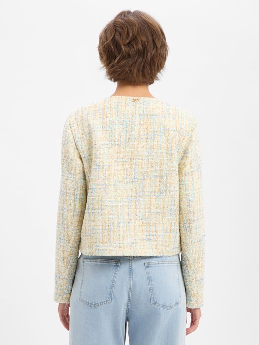 Krótki blezer damski - Giacca Kate Denim