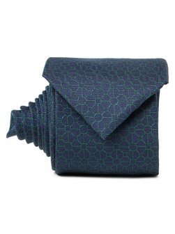 Krawat męski wykonany z jedwabiu