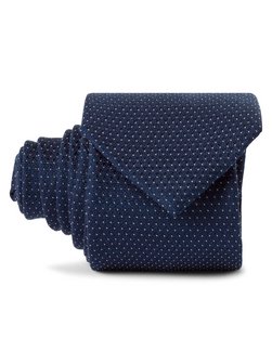 Krawat męski z zawartością jedwabiu