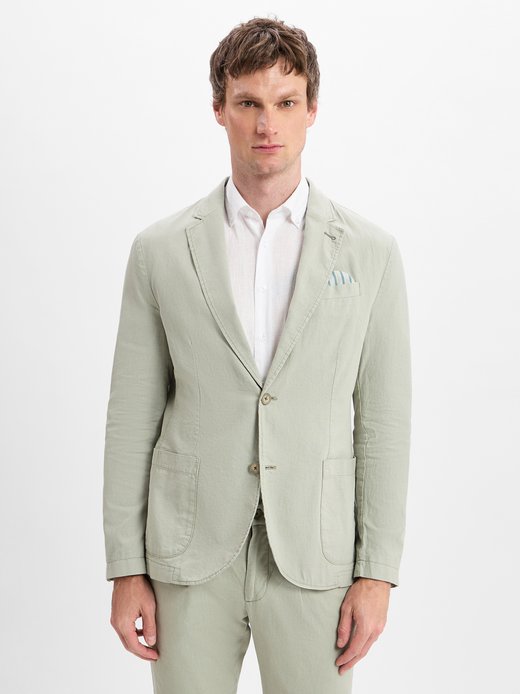 Kurtka męska z zawartością lnu