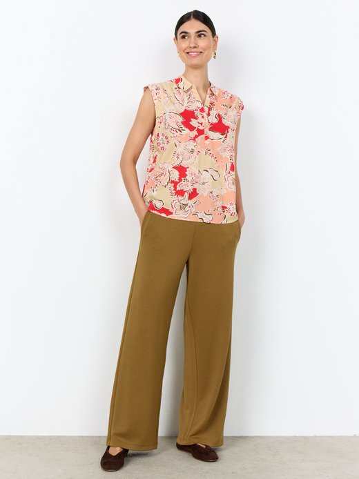 Kurzarm-Bluse - Faldine