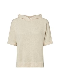 Artikelbild Kurzarm-Kapuzenpullover - Sedini von Opus in ecru uni