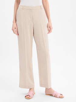 Letnie spodnie damskie z zawartością lnu - MSCHPennie Ginie