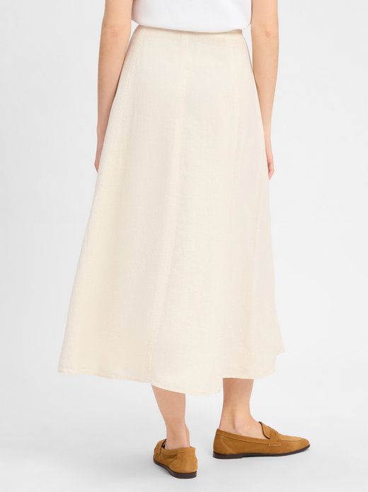 Lniana spódnica damska