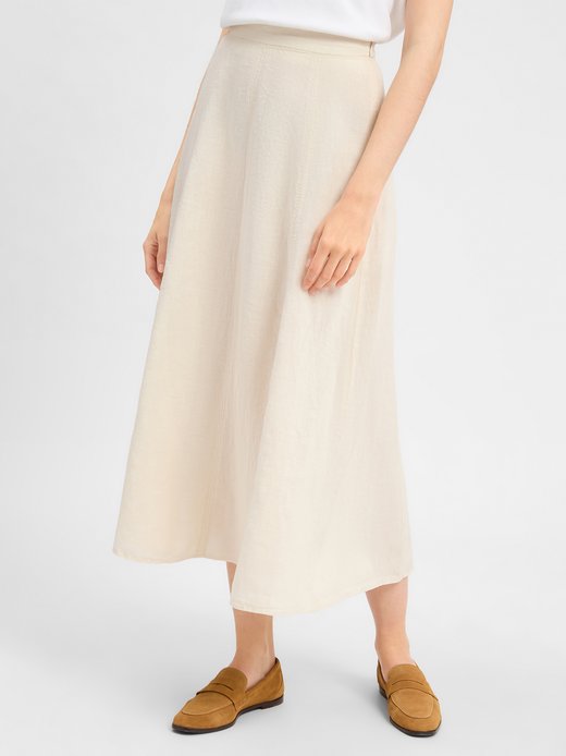 Lniana spódnica damska