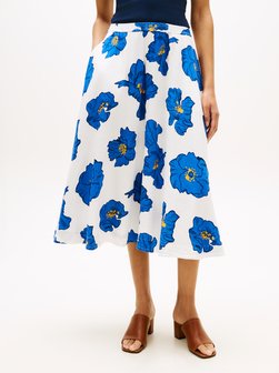 Lniana spódnica damska