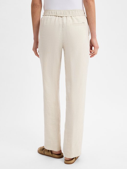 Lniane spodnie damskie - Farina