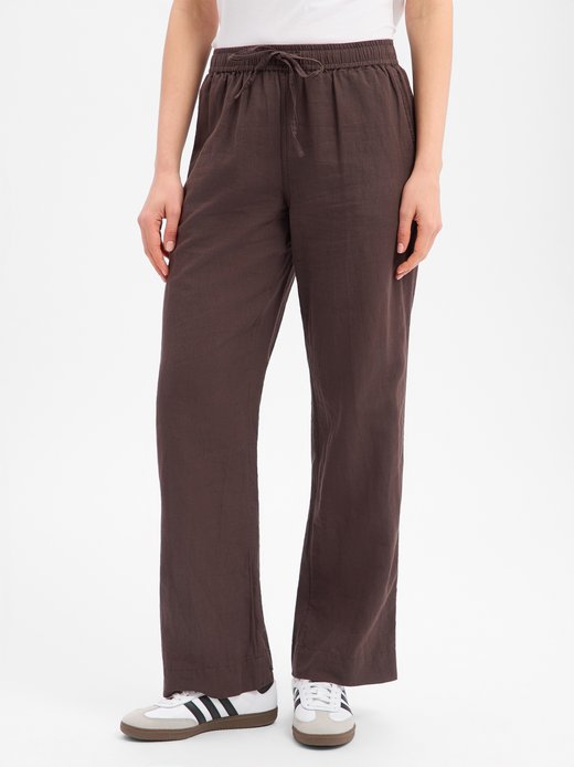 Lniane spodnie damskie - Sonar Linen