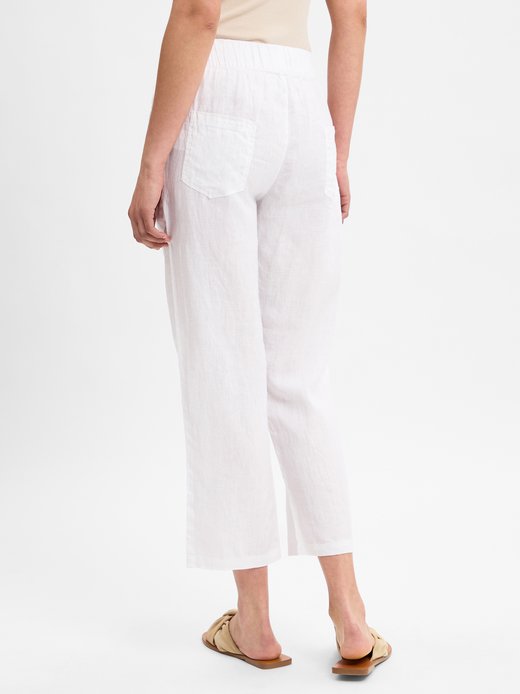 Lniane spodnie damskie