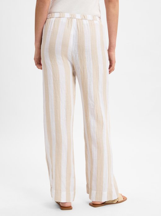 Lniane spodnie damskie