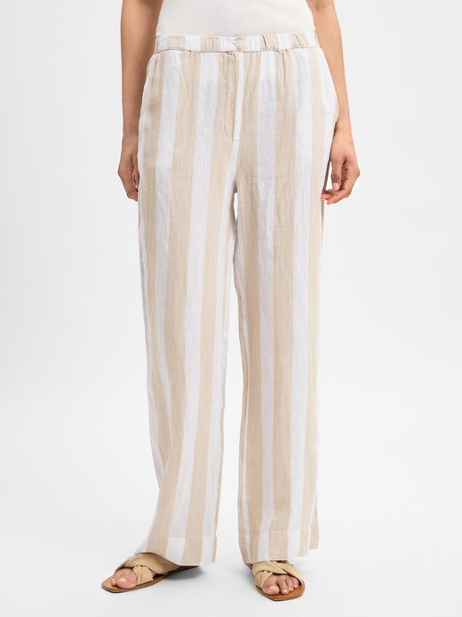 Lniane spodnie damskie