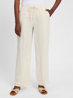 Lniane spodnie damskie