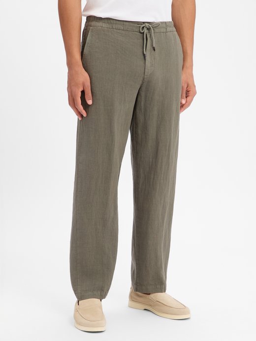 Lniane spodnie męskie - Luis-Gu