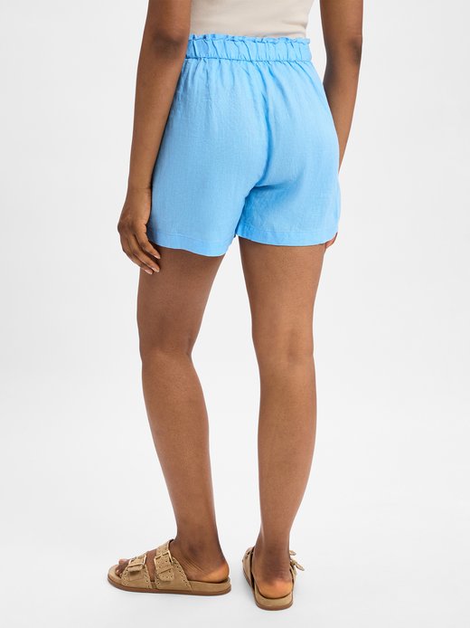 Lniane szorty damskie