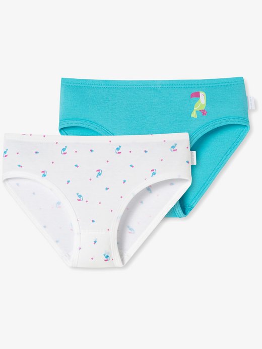 Mädchen 2-Pack Hüftslips  -  Original Classics