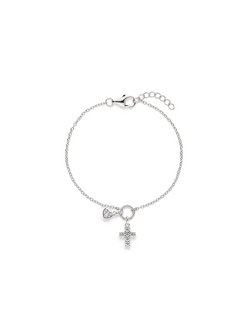 Mädchen Armband  -  Cross