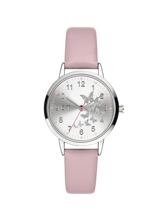 Mädchen Armbanduhr  -  The Cool Pink Butterfly