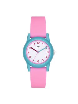 Mädchen Armbanduhr  -  The Cool Pink Retro