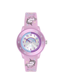 Mädchen Armbanduhr  -  The Cool Pink Unicorn