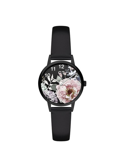 Mädchen Armbanduhr  -  The Cool Rose Flower Power