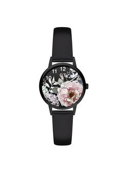 Mädchen Armbanduhr  -  The Cool Rose Flower Power