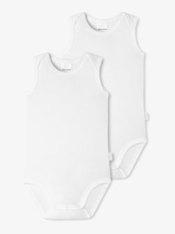 Artikelbild Mädchen Baby Bodies  -  2er-Pack Basic Kids von Schiesser in weiß uni