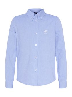 Artikelbild Mädchen Bluse von Polo Sylt in hellblau uni