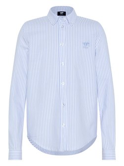 Artikelbild Mädchen Bluse von Polo Sylt in hellblau weiß gestreift
