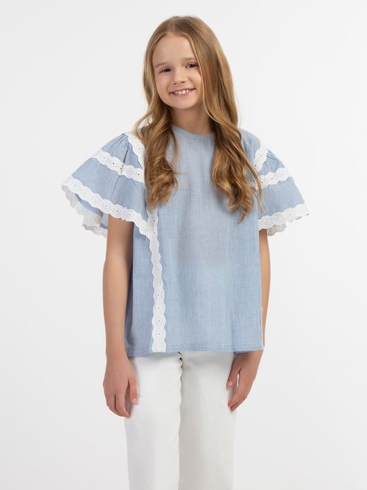 Mädchen Blusenshirt