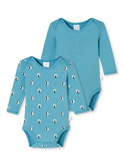 Artikelbild Mädchen Body  -  Natural Love von Schiesser in blau bedruckt