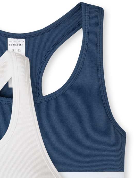 Mädchen Bustier  -  Long Life Rib