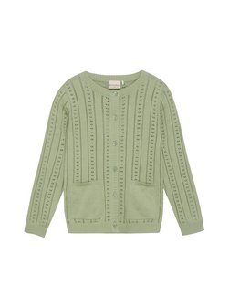 Artikelbild Mädchen Cardigan - MIKnit von Minymo in grün gemustert