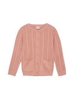 Artikelbild Mädchen Cardigan - MIKnit von Minymo in rosa gemustert