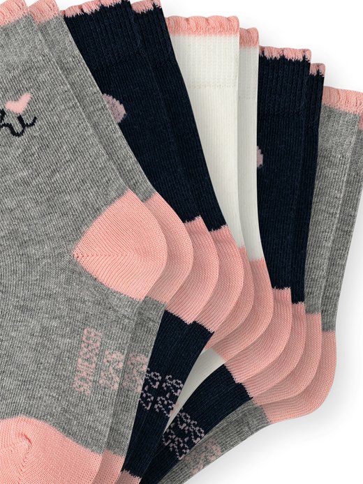 Mädchen Freizeitsocken  -  "Hi"